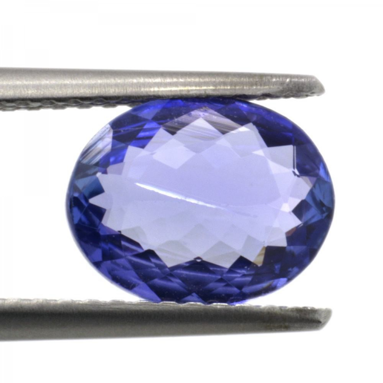 Tanzanite taille ovale 1,67 ct 8,95x7,25 mm