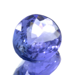 Taglio ovale di tanzanite da 1,67 ct, 8,95 x 7,25 mm