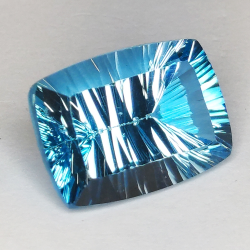 Blue Topaz Millenium Cushion Size 16 x 11.7 mm