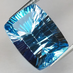 Blue Topaz Millenium Cushion Size 16 x 11.7 mm