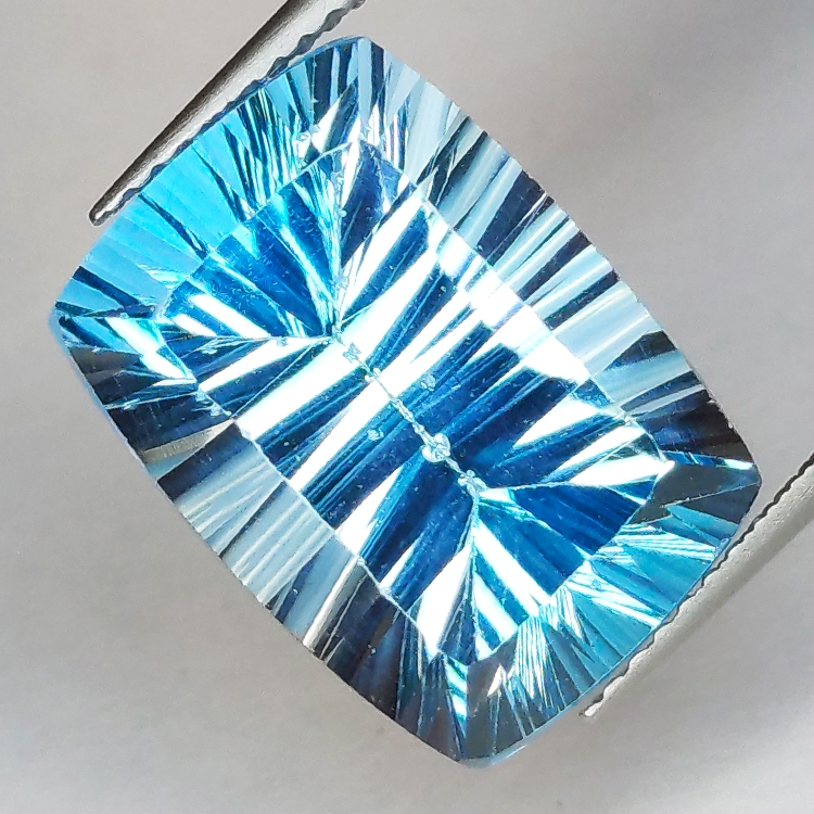 Blue Topaz Millenium Cushion Size 16 x 11.7 mm