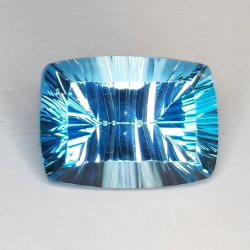 Blue Topaz Millenium Cushion Size 16 x 11.7 mm