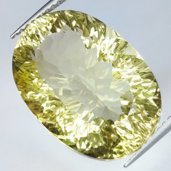 16,09 ct Citrin geschnittenes ovales Jahrtausend 19,6 x 13,9 mm