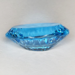 19.76 ct Topacio Azul Talla Oval Millenium 21 x 14.7 mm