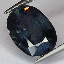 2.00ct Blauer Spinell-Ovalschliff 9x6mm