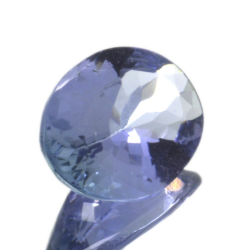 Taglio ovale di tanzanite da 1,97 ct, 9,82 x 7,52 mm