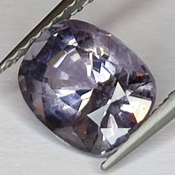 1.52ct Purple Spinel cushion cut 7x6mm