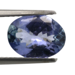 Tanzanite taille ovale 1,97 ct 9,82x7,52 mm