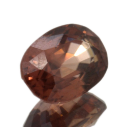 2,91ct Orange Zirkon oval schliff 8,9x6,3mm