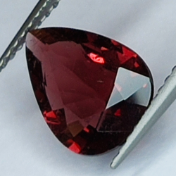 2.24ct Tourmaline Rubellite pear cut 11x8mm