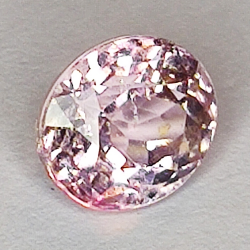 1.80ct Tourmaline rubellite oval cut 7x6mm