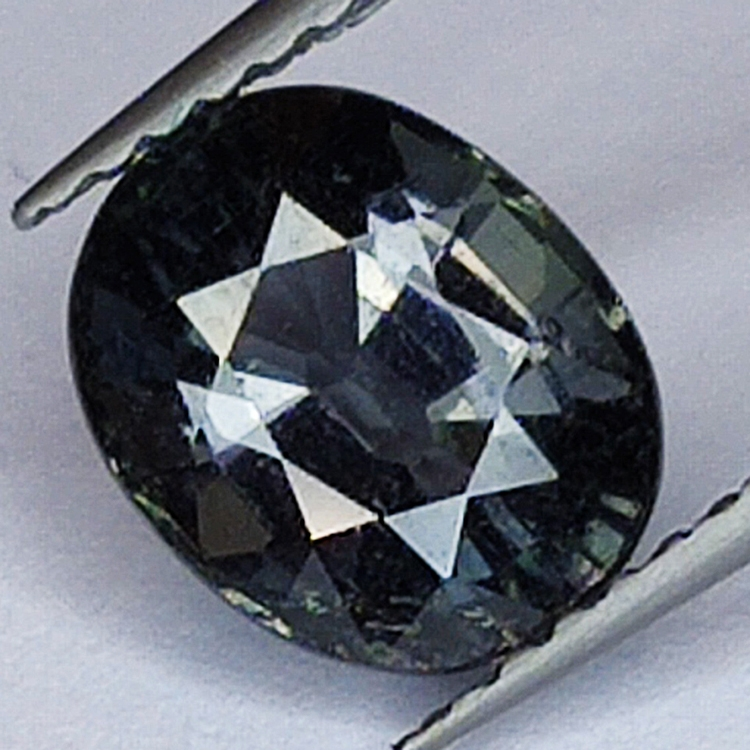 2.16ct Tourmaline Verdelite oval cut 8x6mm