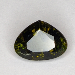 1.87ct Tourmaline Verdelite pear cut 8x6mm