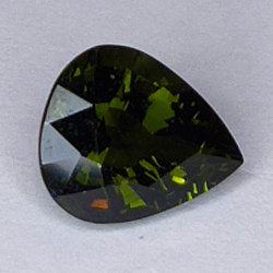 1.81ct Tourmaline Verdelite pear cut 9x7mm