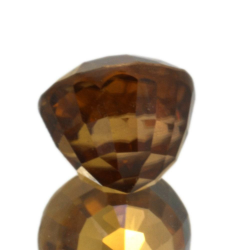 3.13ct Zircone Arancione taglio rotondo 7x7mm