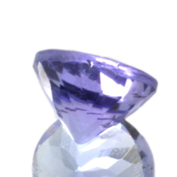 Taglio ovale di tanzanite da 1,33 ct, 6,82 x 4,44 mm