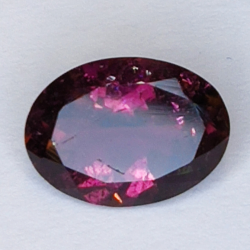 1.06ct Tourmaline Rubelite oval cut 9x6mm