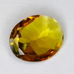 0.57ct Tormalina arancione taglio ovale 7x6mm