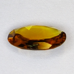 0,57ct Tourmaline Orange coupe ovale 7x6mm