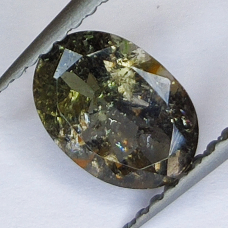 0.94ct Tormalina Verdelite taglio ovale 8x6mm