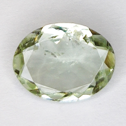 0.96ct Tormalina Verdelite taglio ovale 9x7mm