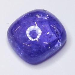 5,46ct Tanzanite cabochon carré 10x10mm