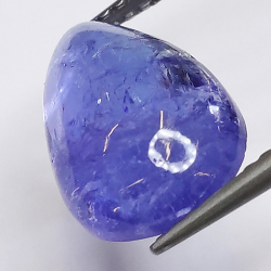 4.76ct Tanzanite cabochon pera 14x9mm