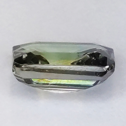 1,36ct Tansanit Grün smaragdschliff 7x5mm