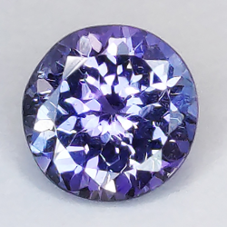 1,08ct Tanzanite coupe ronde 6x3mm