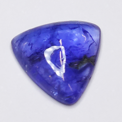 2.65ct Tanzanite cabochon trillante 10x10mm