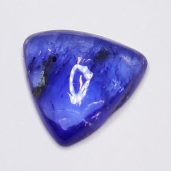 2.65ct Tanzanite cabochon trillante 10x10mm