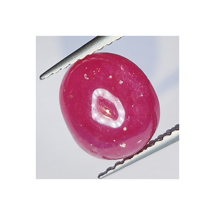 4.99ct Ruby oval cut 9.1x8.2mm