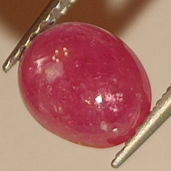 3.35ct Ruby Star cabochon oval 8.7x6.5mm