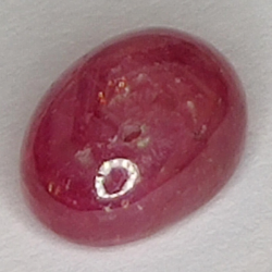 3.35ct Ruby Star cabochon oval 8.7x6.5mm