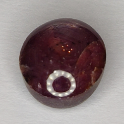 3.92ct Ruby Star cabochon oval 8.2x7.6mm