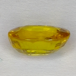 2,14ct Saphir Jaune coupe ovale 9x6mm