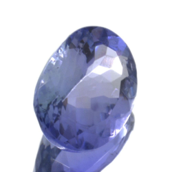 Taglio ovale di tanzanite da 1,84 ct, 9,09 x 6,76 mm