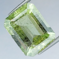 4.36ct Aguamarina Verde Talla Esmeralda