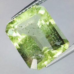 4.36ct Aguamarina Verde Talla Esmeralda