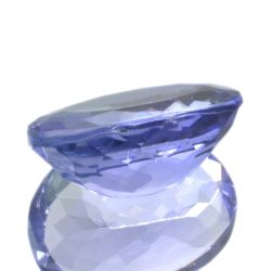 Taglio ovale di tanzanite da 1,84 ct, 9,09 x 6,76 mm