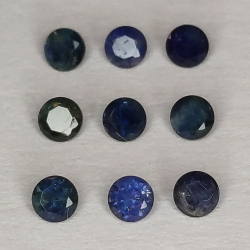 Sapphire Round Cut 2.2 mm