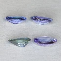 Coupe Ovale Tanzanite 5 x 4 mm