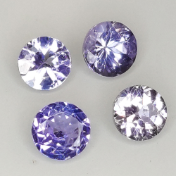 Tanzanite Round Cut 3.70-4.30 mm