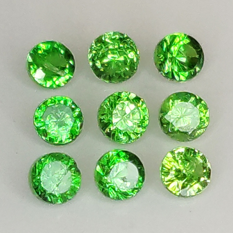 Tsavorite Round Size 1.0-2.50 mm