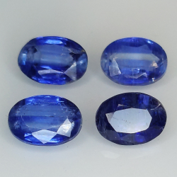 Kyanite (Distena) taglio ovale 7x5mm 4pz