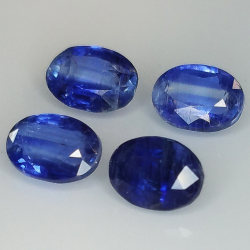 Kyanite (Distena) taglio ovale 7x5mm 4pz