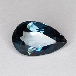 2.76ct Topacio Azul talla pera 10x6mm