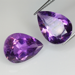 Amethyst Pear Cut 14.00x10.00 mm