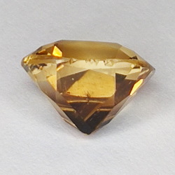 6.69ct Champagne Topaz cushion cut 11x11mm