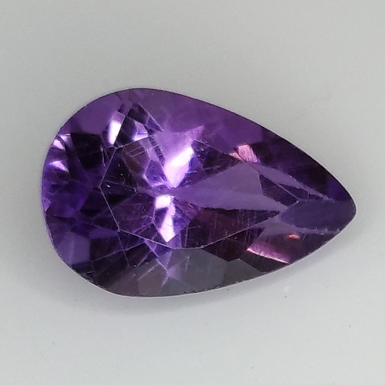 Pear cut amethyst 12.00x8.00mm 5pcs